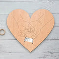 Plaque souvenir en bois pour bébé – Cadeau de naissance gravé pour les parents